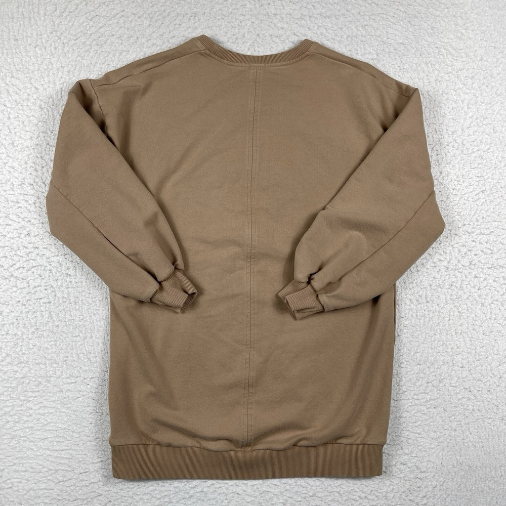 Babaton The Group Aritzia Sweatshirt Womens XXS Beige Tunic Pullover Athleisure - Picture 2 of 15